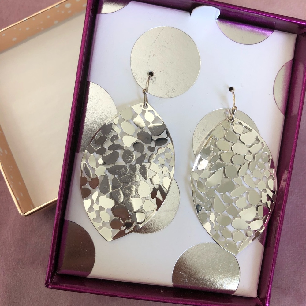 Mythologie Silver Leaf Earrings